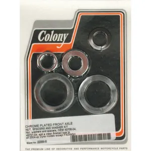 Kit de separadores de eje Colony delantero, liso
