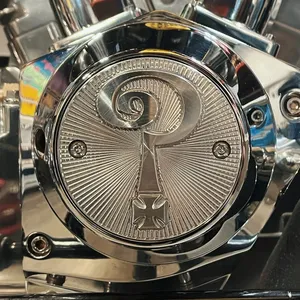Tapa de puntos de 2 orillas Indian Larry, 'Question Mark'. Aluminio <span style="color: red;font-size: 0,5em">- PEDIDO ESPECIAL -</span>