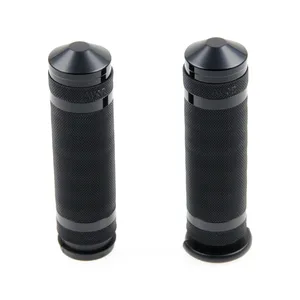 Cult-Werk, puños de manillar acanalados de 1" / 25,4 mm. Negro