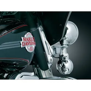 Kuryakyn, soportes de sujeción personalizados para horquilla delantera. Cromo
