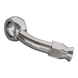 Goodridge, banjo 3/8"/M10. 45 grados. Acero inoxidable