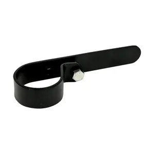 Abrazadera tipo P para silenciador de 1-3/4". Negro