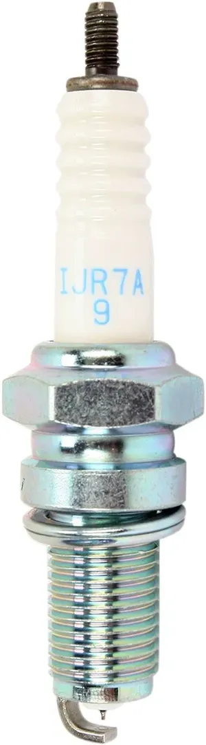 Bujía Laser Iridium con electrodo central de iridio y cerámica aislante blanca