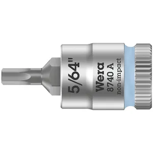 Puntera hexagonal Wera Zyklop 1/4" - medidas US