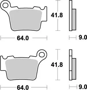 Pastillas de freno Nitro para motocicleta Harley-Davidson