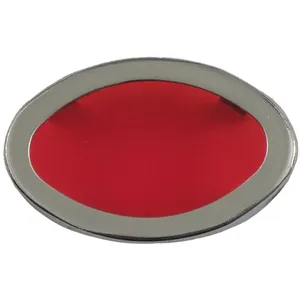 Lente de repuesto para tablero tipo cateye (estilo 36-47). Rojo
