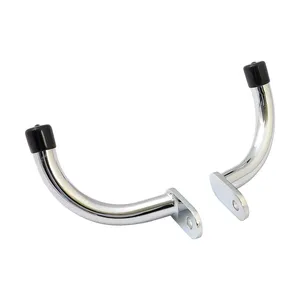 Soportes para alforjas de turismo. Cromo
