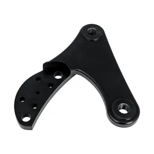 Soporte de montaje para pinza de freno de 2 pistones K-Tech derecho. Negro