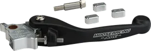 Palanca de cambio ARC Power Lever montada en el manillar de una motocicleta