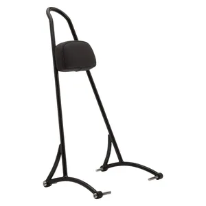 Burly, barra trasera. 20" negro, con almohadilla de respaldo