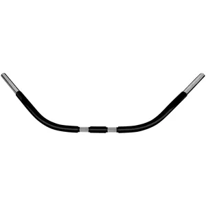 Wild 1, manillar Chubby Beach Bar de 1-1/4". Negro