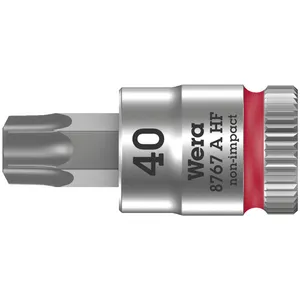 Puntera de vaso Torx® 1/4" Wera Zyklop con función de sujeción