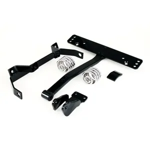 Kit de montaje de asiento individual para Softail. Negro