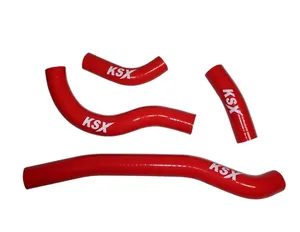 Kit de mangotes de radiador - mangueiras CRF250 22- vermelho
