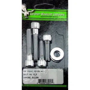 GW, kit de montaje superior delantero del motor. Cromo