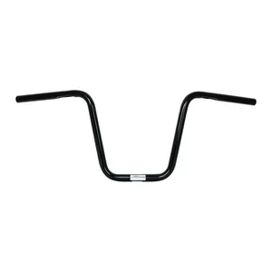 Fehling, Apehanger estrecho de 1". 30cm de altura. Negro