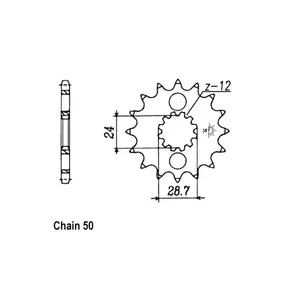 Piñón delantero JT 517.16