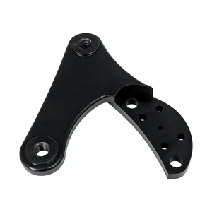Soporte de montaje para pinza de freno de 2 pistones K-Tech izquierdo. Negro
