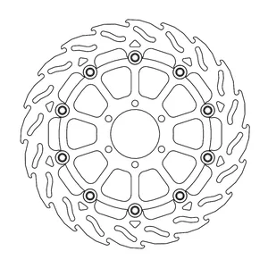 Rotor de freno flotante serie Flame de Moto-Master