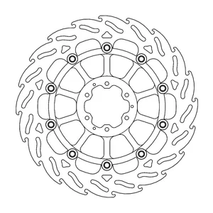 Rotor de freno flotante serie Flame de Moto-Master