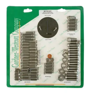 Juego de tornillos de motor, allen de acero inoxidable