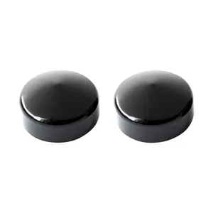 Killer Custom, cubiertas de pernos de tapa de tubo de horquilla. Negro brillante.
