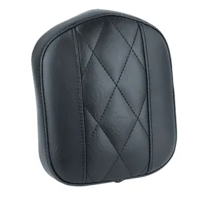 Mustang, almohadilla para sissy bar estilo OEM. Negro. Diamante