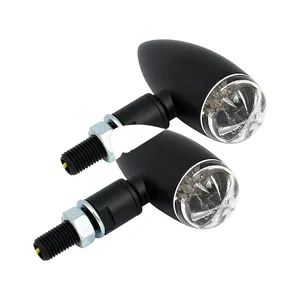 Micro, intermitentes LED tipo bala, negros