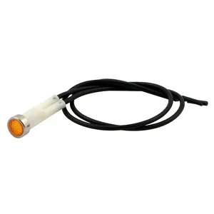 Luz indicadora de 3/8. Ámbar, sin símbolo