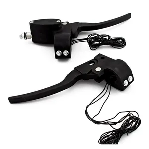 Kit de controles de manillar personalizado mec. Embrague. Negro mate