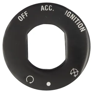 Placa de identificación, interruptor de encendido