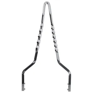 Barra sissy Cycle Visions Twisted Stick 18", cromada