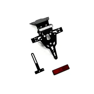 Soporte de matrícula Zieger Pro negro