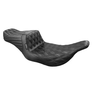 LePera, asiento 2-up TailWhip. Puntada Double Diamond, negro
