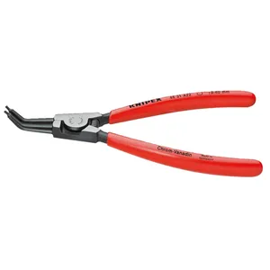 Alicates para anillos elásticos externos Knipex con puntas en ángulo de 45°