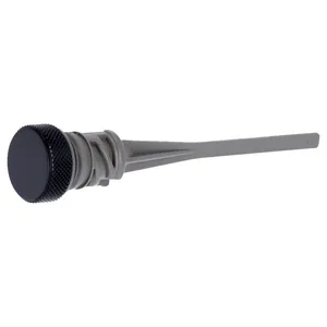 Tapón de llenado del depósito de aceite / varilla de nivel para aceite de motor. Negro