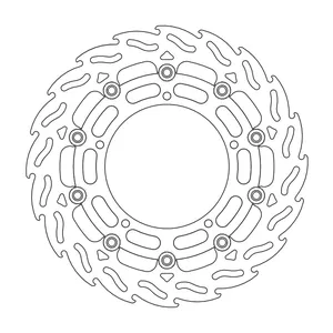 Rotor de freno flotante serie Flame de Moto-Master