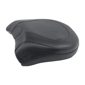 Asiento de pasajero vintage ancho Mustang negro liso.
