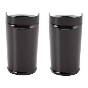 Arlen Ness, fundas de horquilla lisas. Todo negro