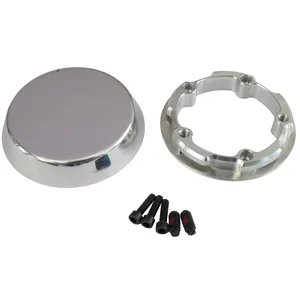 JIMS, Billetera para moto Twin Cam. Pulido, 'Liso'