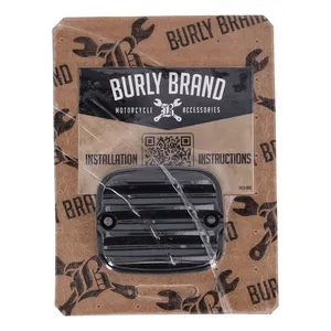 Tapa del cilindro maestro delantero Burly, Reaper. Negro CC