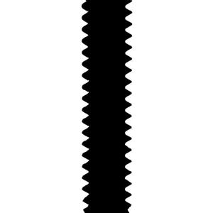 Tornillo allen 10/24 x 3/8 pulgadas con acabado cromado brillante