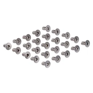 Perno allen de cabeza plana M4 x 8mm, acero inoxidable