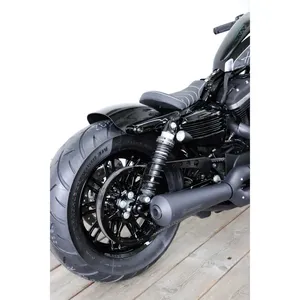 Cult-Werk, guardabarros trasero XL Sportster 'Low'. Negro brillante