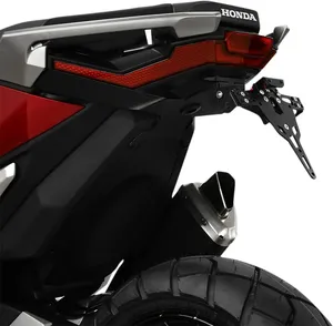 Soporte de matrícula PRO Tipo D negro para Harley-Davidson