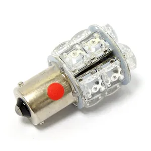 Bombilla LED miniatura Superflux. Luz roja, base estándar