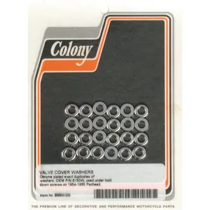 Colony, juego de arandelas de tapa de balancines. Cromado