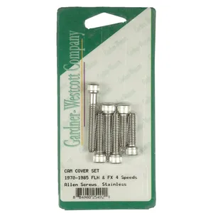 Kit de montaje de tapa de árbol de levas Big Twin, allen de acero inoxidable