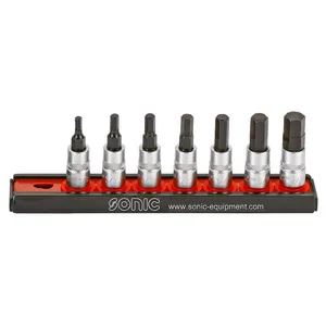 Riel de puntas Sonic 1/4", 7 piezas. US/SAE