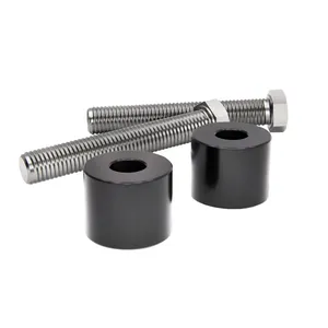 Kraus, kit de extensión elevador de 1 pulgada (25,4 mm). Negro